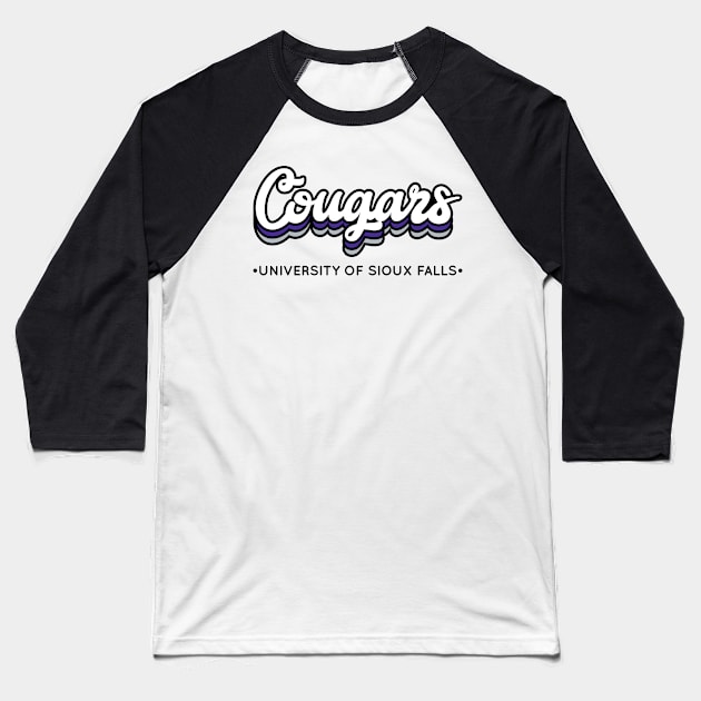 Cougars - University of Sioux Falls Baseball T-Shirt by Josh Wuflestad